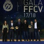 Colegiados premiados en la Gala de FFCV